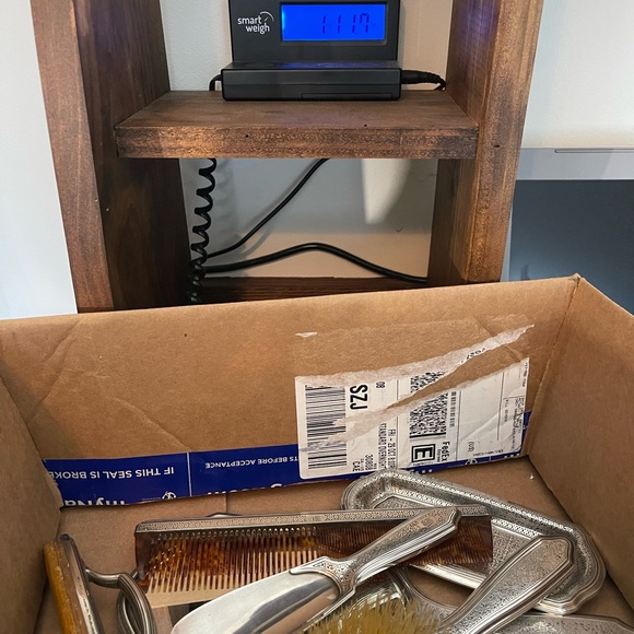 Vintage Sterling Monogrammed Tiffany & Co Vanity Set 6-Piece One of a Kind - Picture 8 of 8